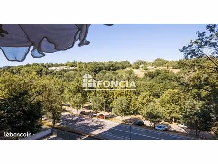 3 pièces vue dégagée avec cave et garage - quartier gourgan