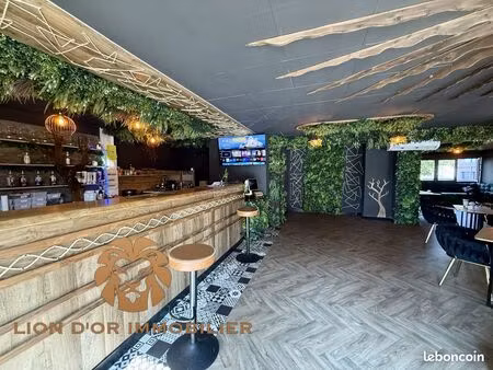 bar  fonds de commerce 150 m² jassans-riottier