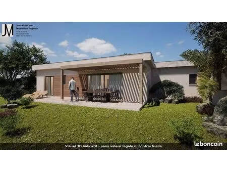 villa t3 neuve avec garage et jardin