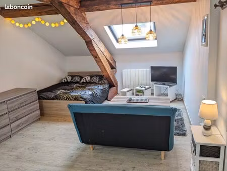 grand studio meublé tout équipé