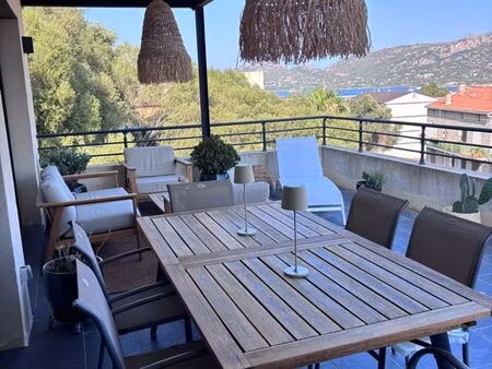 appartement t3 vue mer porto vecchio centre