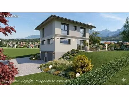 projet de construction d'une maison de 3 chambres de 108 m² avec terrain à allinges (74)