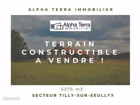 terrain 5275 m² tilly-sur-seulles