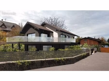 maison neuve d'exception à neuvecelle – vue lac