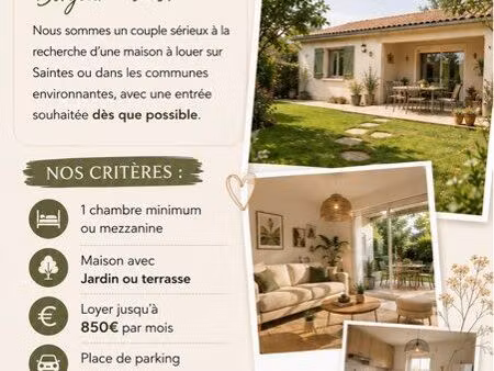 recherche maison à louer