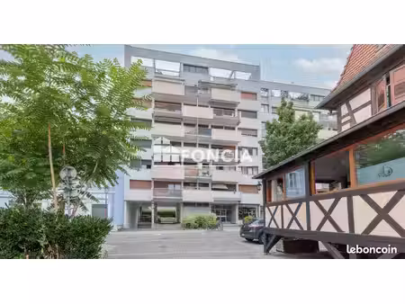 investisseurs - vieux schiltigheim - 3 pieces 74.5m² - balcon 7.5m² - vendu loue - parking