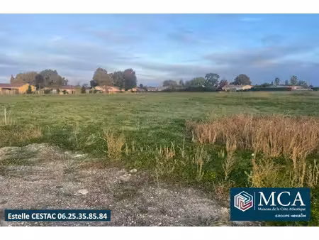 vente terrain 1167 m² à saint-sever (40500)  85 189 €