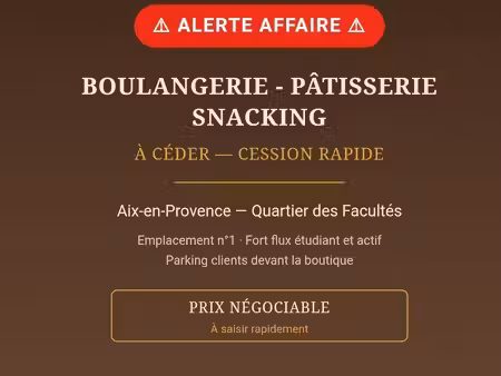 boulangerie-pâtisserie-snacking aix-en-provence —