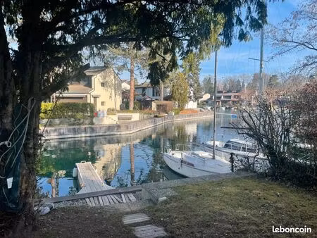 maison t4 meublée + parking - port ripaille avec accès direct au lac