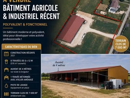 bâtiment agricole ou industriel