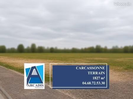 terrain 1827 m² carcassonne