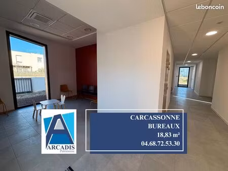 bureaux 19 m² carcassonne