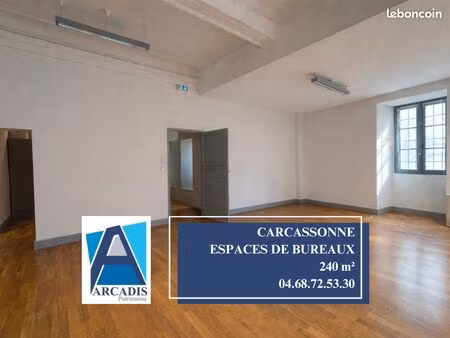 bureaux 240 m² carcassonne