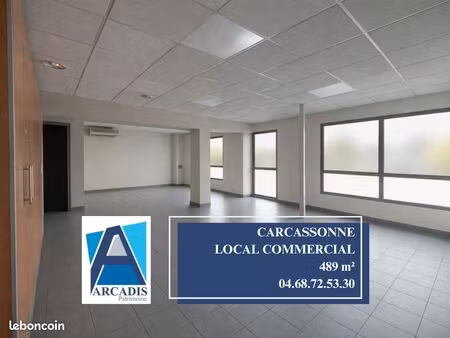 local commercial 489 m² carcassonne