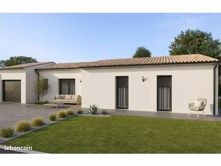 maison de 83.85 m² sur un terrain de 900 m² à nanteuil-en-vallee en charente (16)