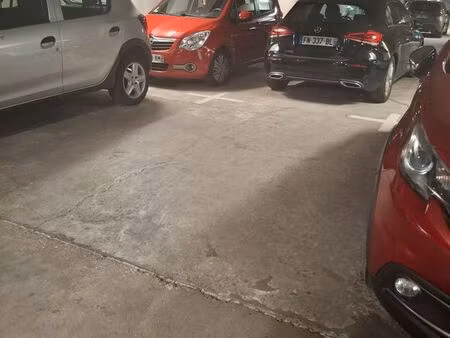 location d'un parking sous sol