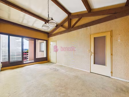a vendre: appartement saint avold 3 pièces 65 m2 avec balcon et parking en sous sol