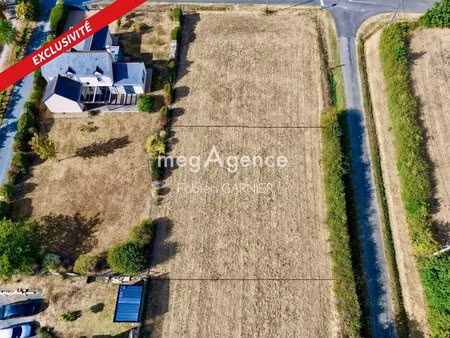 en vente terrain constructible 7 27 ares – 53 000 € |faye-d'anjou
