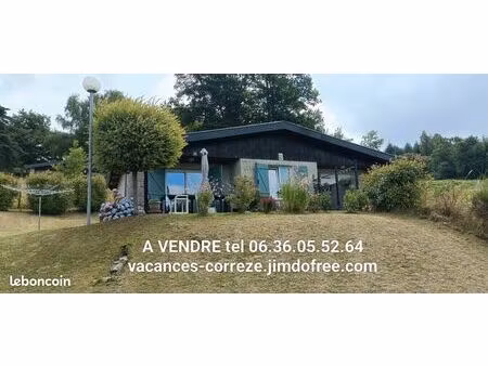 pavillon avec vue et terrain au calme en corrèze