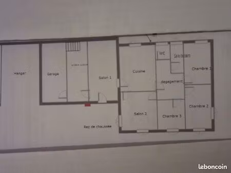 maison : 120 m2