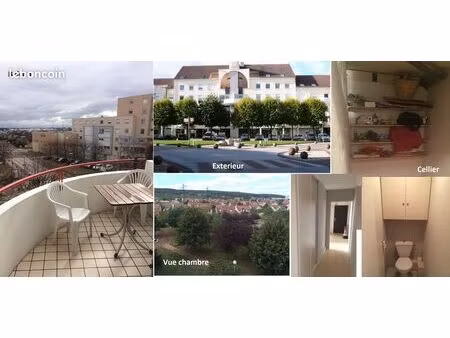 appartement 4 pièces rénové - 85 m2 - quartier des grands crus - résidence privée