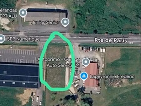 vente terrain 1100m2 trelissac