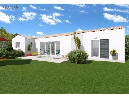 projet de construction d'une maison 3 chambres de 96.73 m² sur un terrain à bâtir de 591 m
