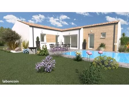projet de construction d'une maison 3 chambres de 90 m² sur un terrain à bâtir de 400 m2 à