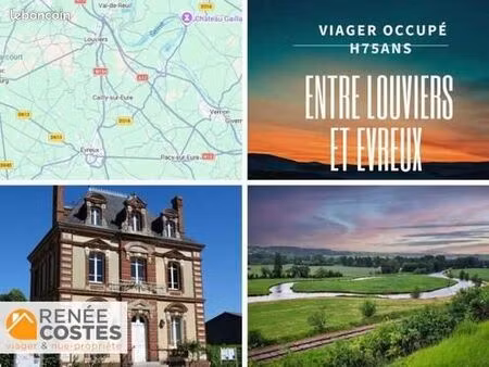 maison en viager 3 pièces 60 m²