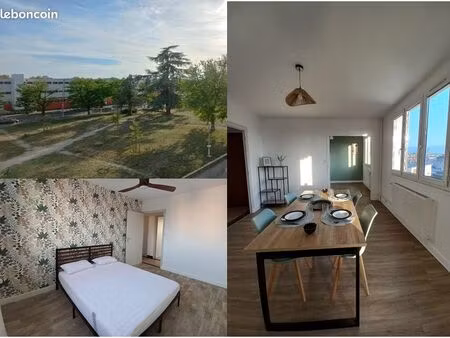 apt 73m2 vue parc et vercors + garage 25m2