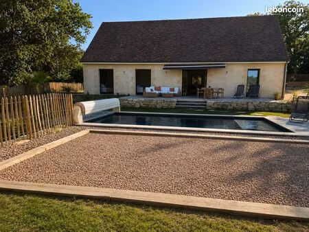 maison d'architecte neuve 120 m² – piscine – meublée – meyrals