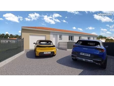 villa 100 m² avec garage