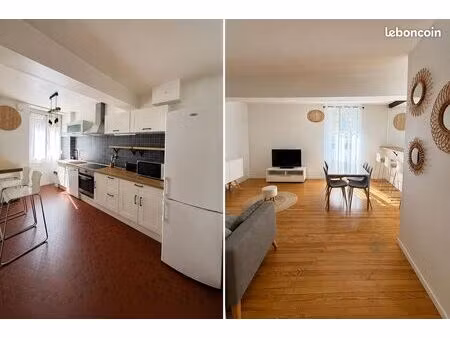 appartement t3 meublé rénové - 58m2 - centre ville de vienne - 900 cc