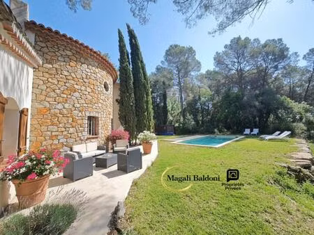 villa de caractère- la motte 9 pièces-226 m2- piscine- garage