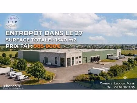 bureaux 1540 m² la saussaye