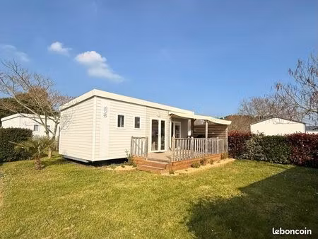 à vendre : mobile home familial situé au sein d’un camping 4⭐️ à tregunc