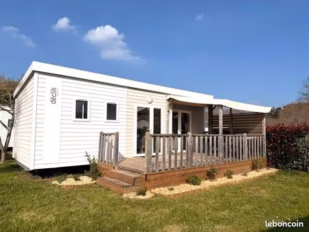 à vendre : mobil-home familial situé au sein d’un camping 4⭐️ à trégunc