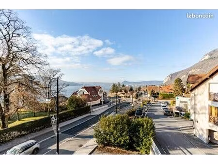 appartement meublé 2 chambres – vue lac – parking privé – veyrier-du-lac