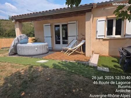maison meublee a ruoms