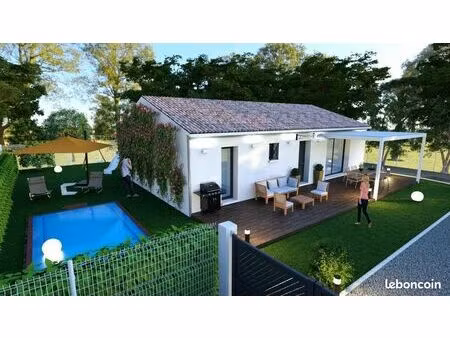 projet de construction d'une maison 62 m² avec terrain à fons (30)