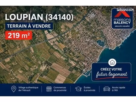 terrain 235 m² loupian