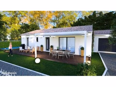 projet de construction d'une maison 91 m² avec terrain à cournonsec (34)