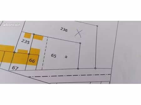 terrain non constructible 1200 m2