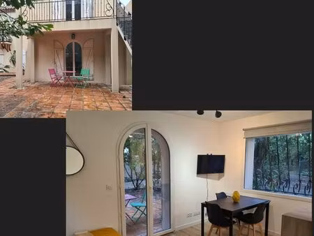 t1 bis meublé dans maison de charme montpellier