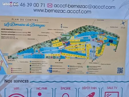 cherche mobil home domaine de bernezac
