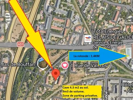 location de cave et parking proche centre aix