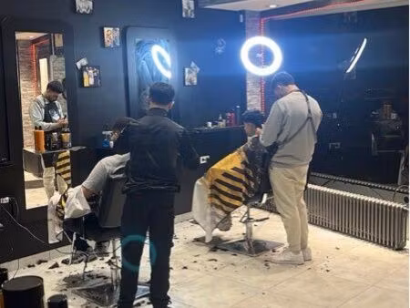 barber shop à vendre - salon clé en main avec clientèle fidèle