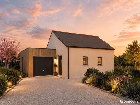 projet de construction d'une maison 59 m² avec terrain à saint-pern (35)