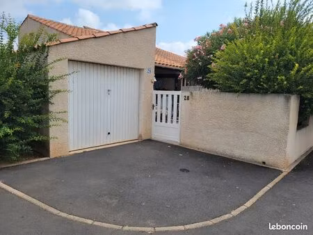 jolie maison familiale à vias plage - vente de 2 parts en indivision sur 3