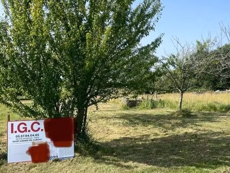 terrain 600 m² montussan